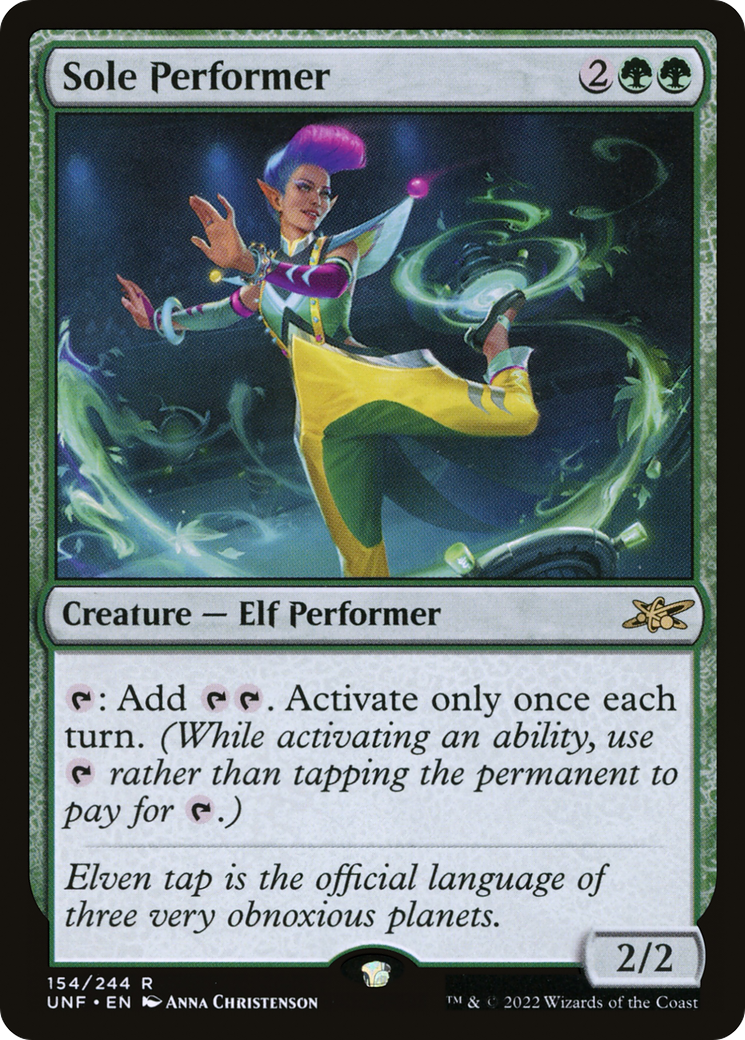 Sole Performer (UNF) 154