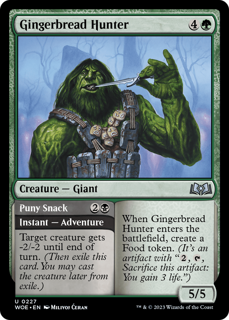 Gingerbread Hunter (DFC) (WOE) 227 - WZRD TCG