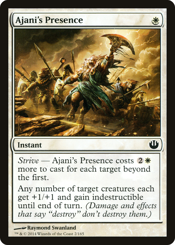 Ajani's Presence (JOU) 2 - WZRD TCG