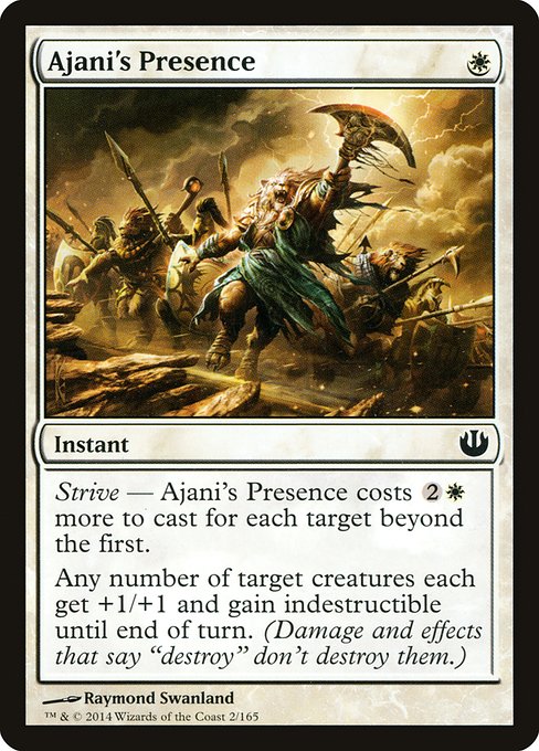 Ajani's Presence front