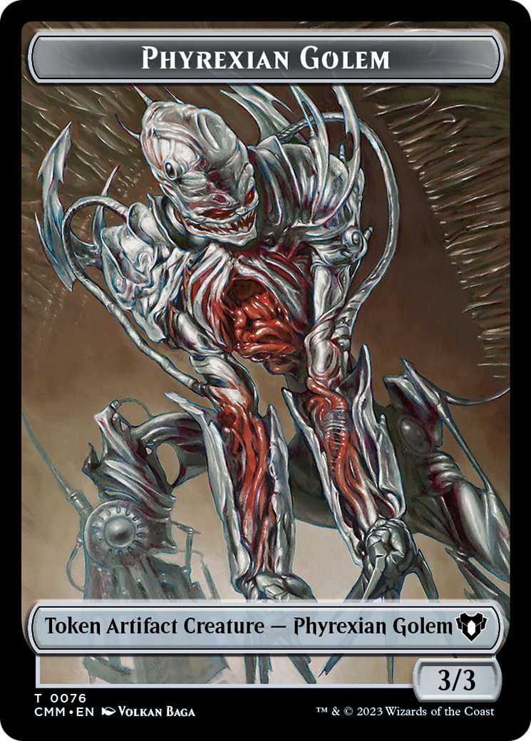 Phyrexian Golem // Ox Token (TCMM) 76 - WZRD TCG