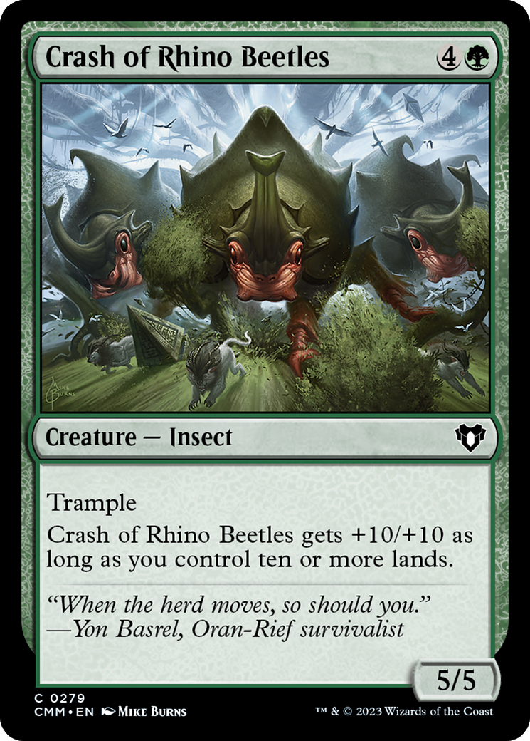 Crash of Rhino Beetles (CMM) 279 - WZRD TCG
