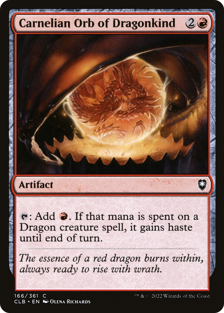 Carnelian Orb of Dragonkind (CLB) 166