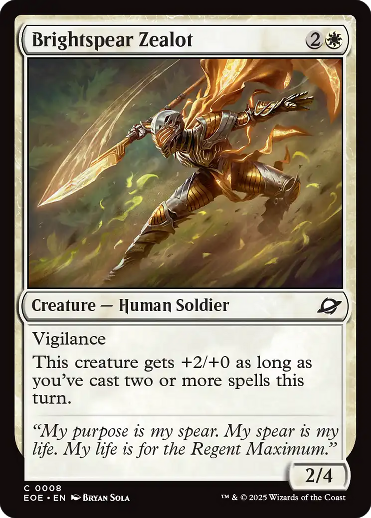 Brightspear Zealot (EOE) 8