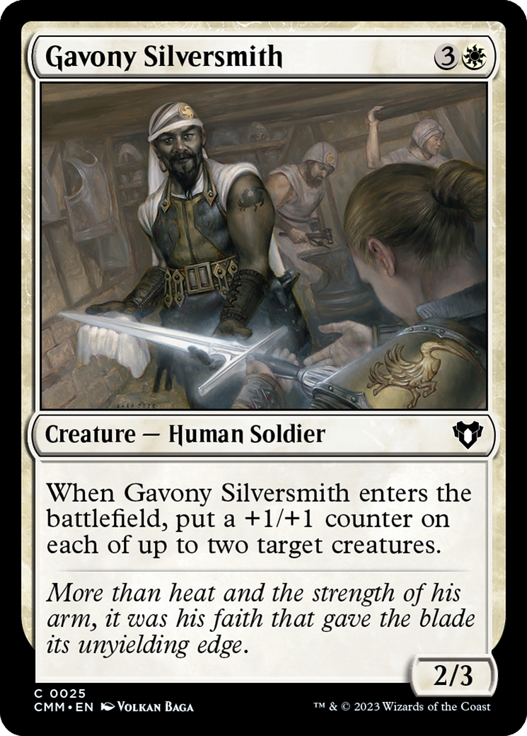 Gavony Silversmith (CMM) 25 - WZRD TCG