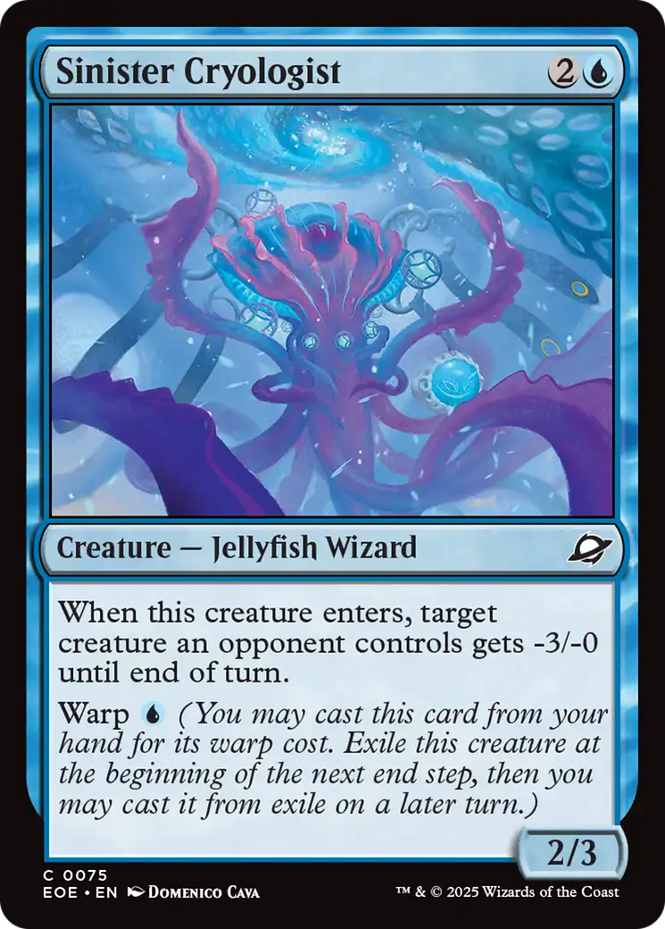 Sinister Cryologist (EOE) 75 - WZRD TCG
