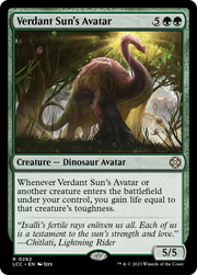 Verdant Sun's Avatar (LCC) 262 - WZRD TCG
