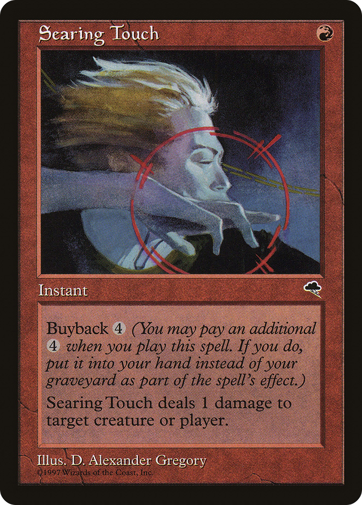 Searing Touch (TMP) 201 - WZRD TCG