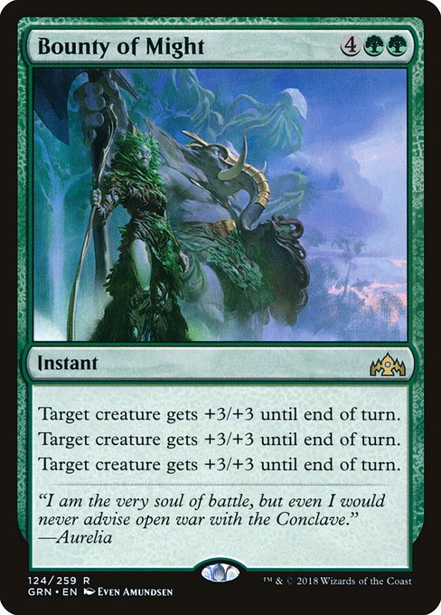 Bounty of Might front