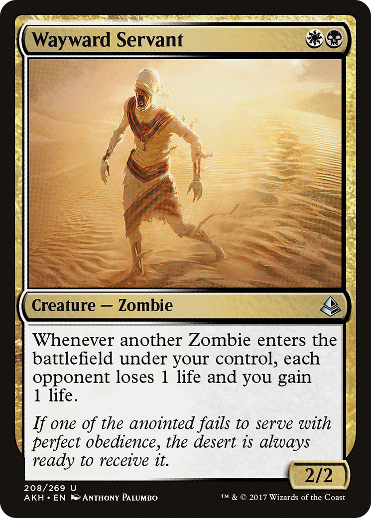 Wayward Servant (AKH) 208 - WZRD TCG