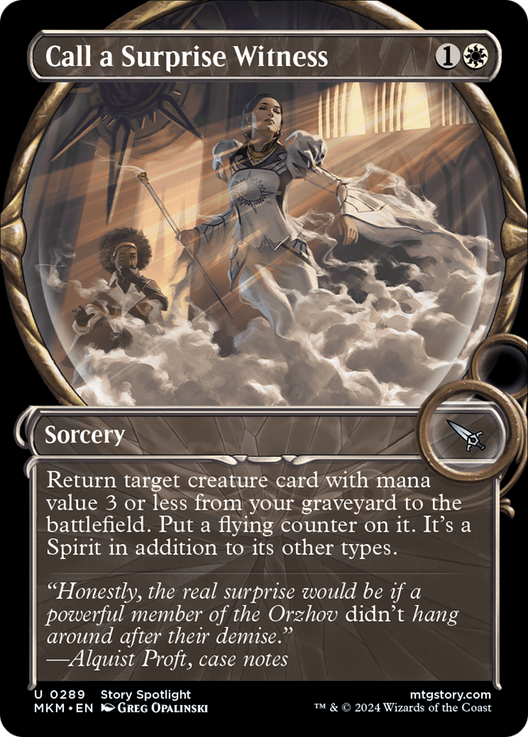 Call a Surprise Witness (MKM) 289 - WZRD TCG