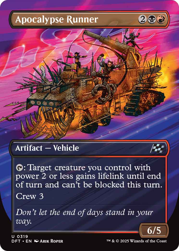 Apocalypse Runner (DFT) 319 - WZRD TCG