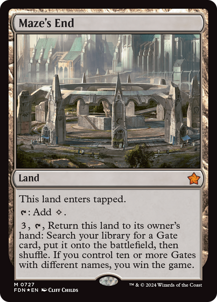 Maze's End (FDN) 727 - WZRD TCG