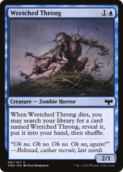 Wretched Throng (VOW) 91 - WZRD TCG