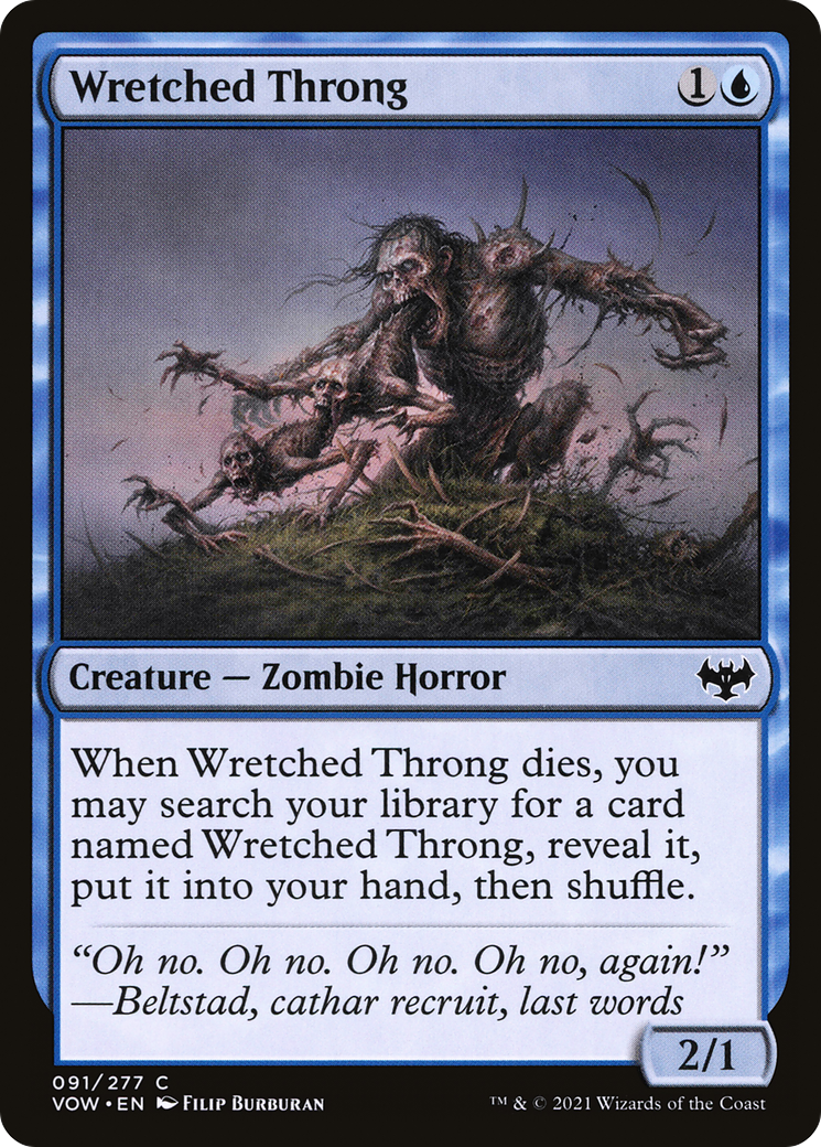 Wretched Throng (VOW) 91 - WZRD TCG