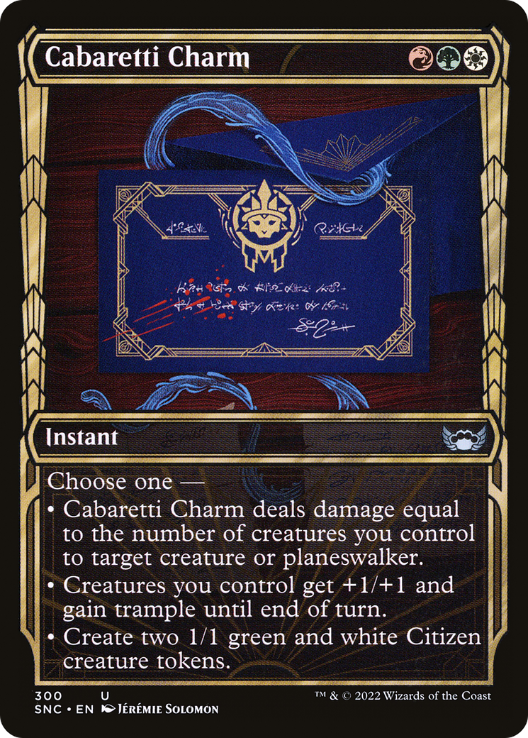 Cabaretti Charm (SNC) 300 - WZRD TCG