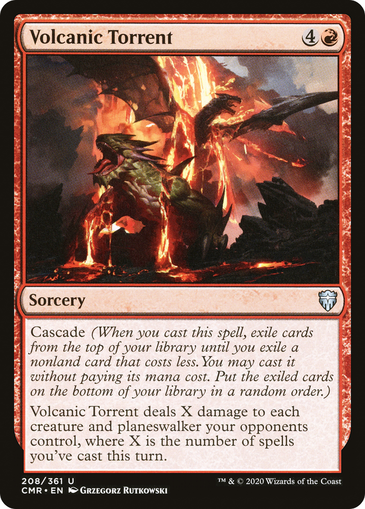 Volcanic Torrent (CMR) 208 - WZRD TCG