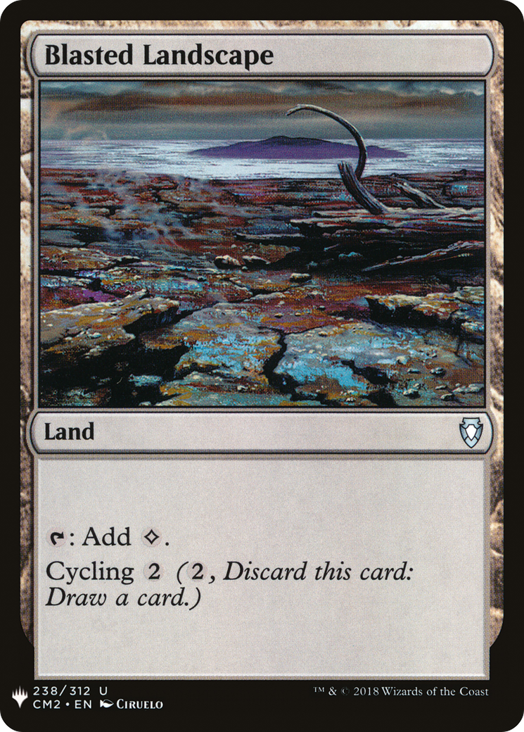 Blasted Landscape (PLST) CM2-238