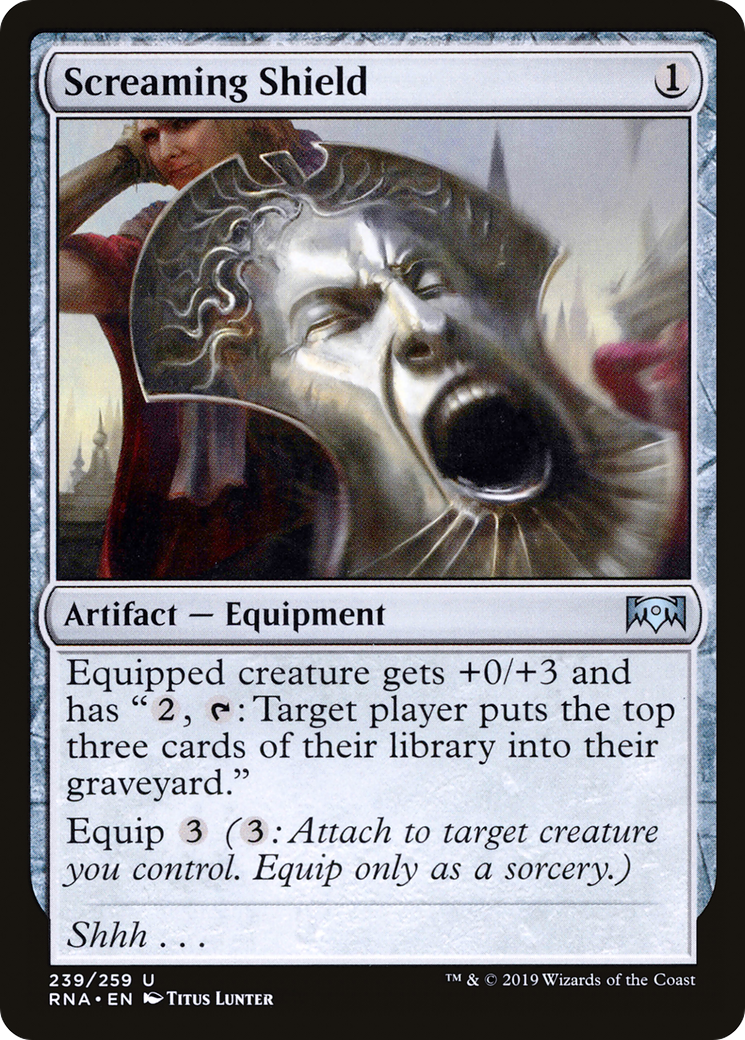 Screaming Shield (RNA) 239 - WZRD TCG