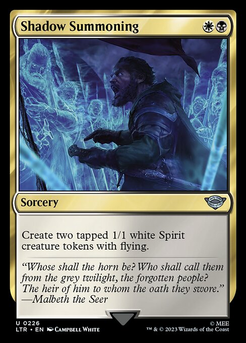 Shadow Summoning front