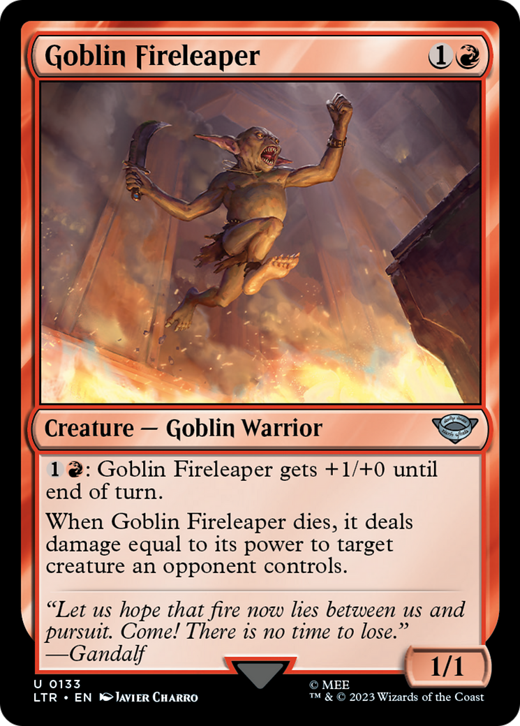 Goblin Fireleaper (LTR) 133 - WZRD TCG