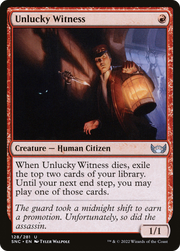 Unlucky Witness (SNC) 128 - WZRD TCG