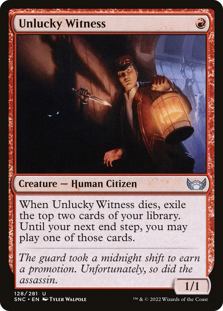 Unlucky Witness (SNC) 128 - WZRD TCG