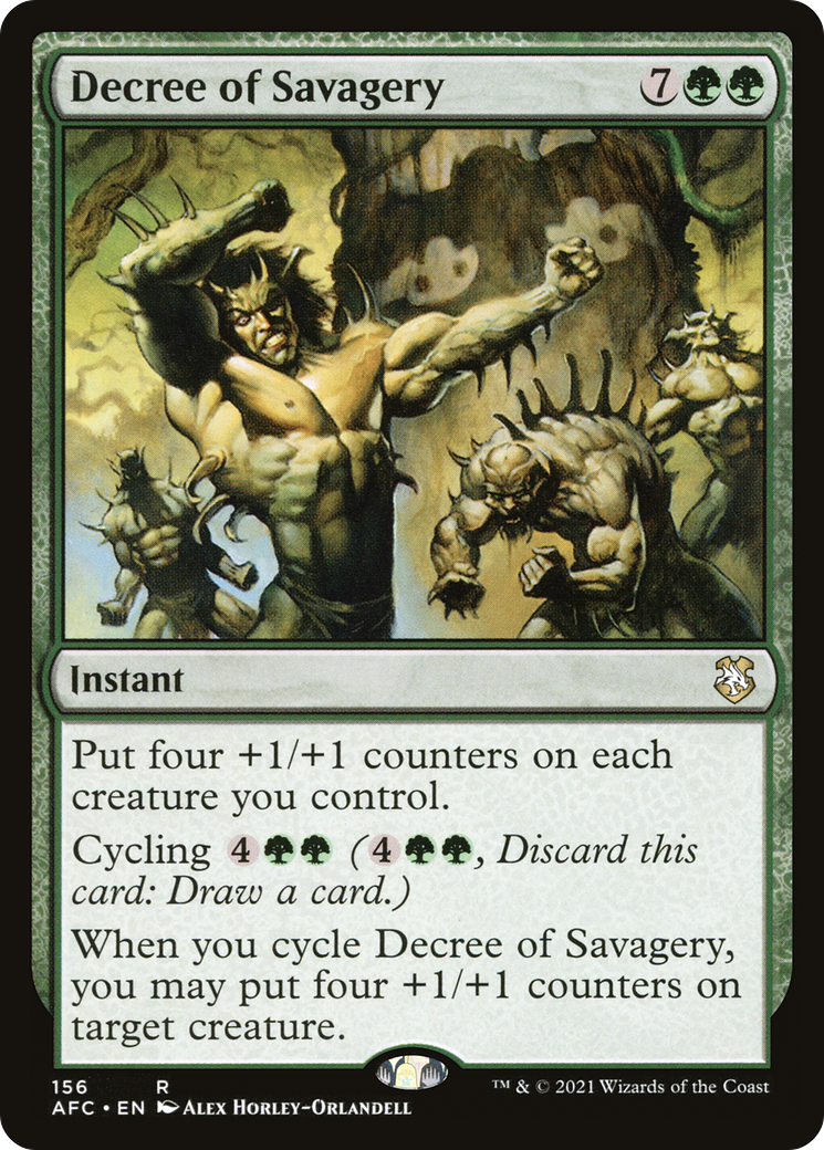 Decree of Savagery (AFC) 156