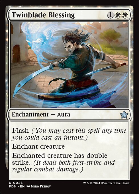 Twinblade Blessing front