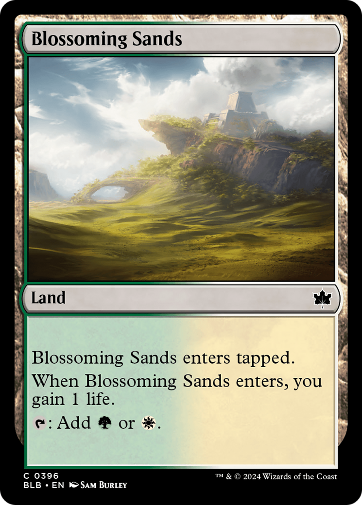 Blossoming Sands (BLB) 396 - WZRD TCG