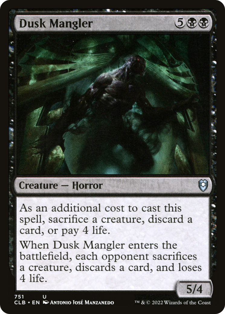 Dusk Mangler (CLB) 751 - WZRD TCG