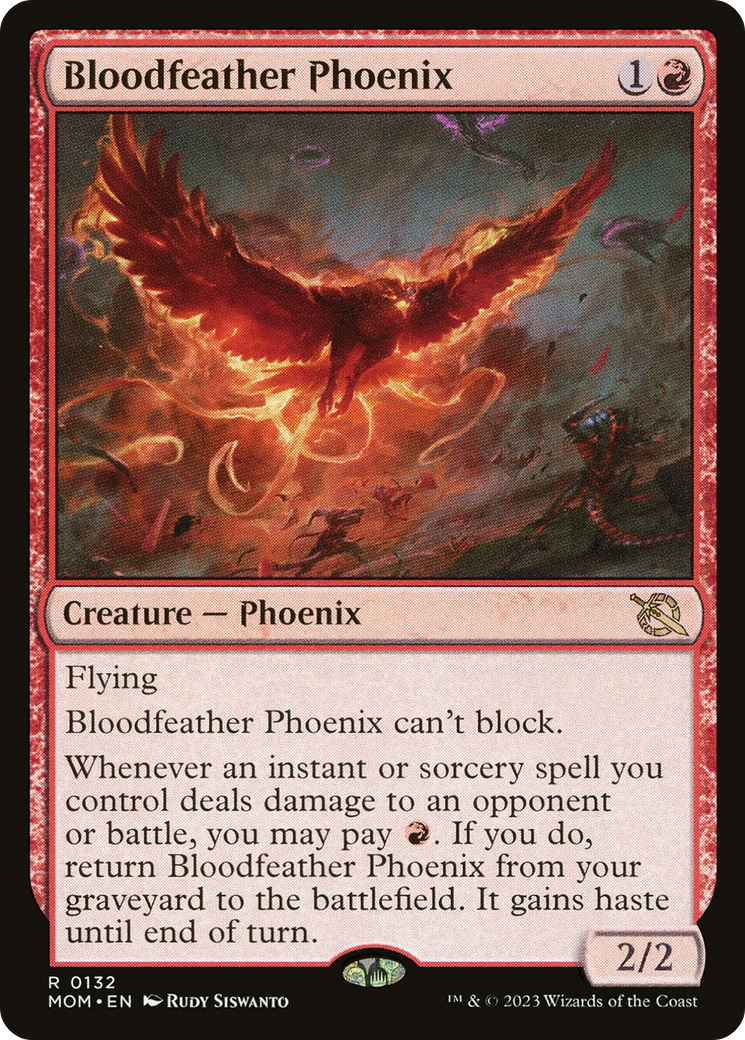 Bloodfeather Phoenix (MOM) 132 - WZRD TCG