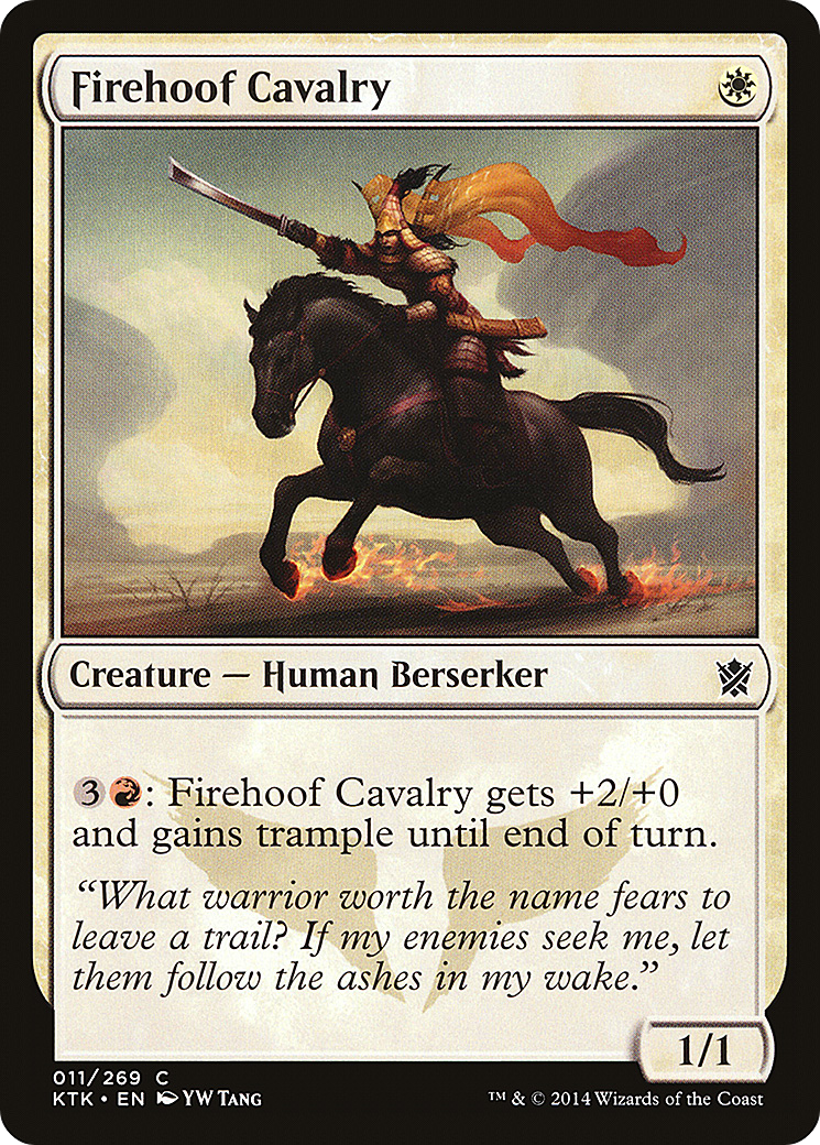 Firehoof Cavalry (KTK) 11 - WZRD TCG