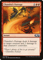 Chandra's Outrage (M20) 130 - WZRD TCG