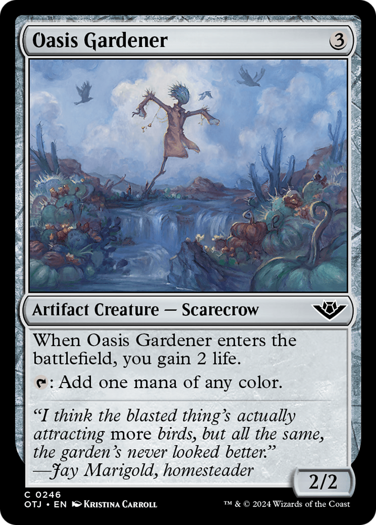 Oasis Gardener (OTJ) 246 - WZRD TCG