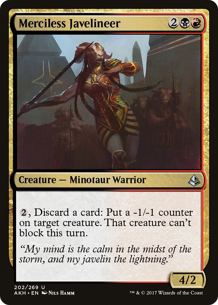 Merciless Javelineer (AKH) 202