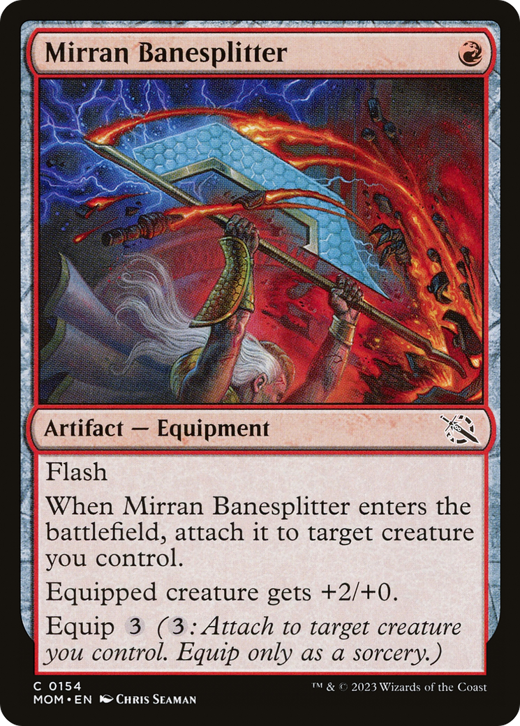 Mirran Banesplitter (MOM) 154 - WZRD TCG