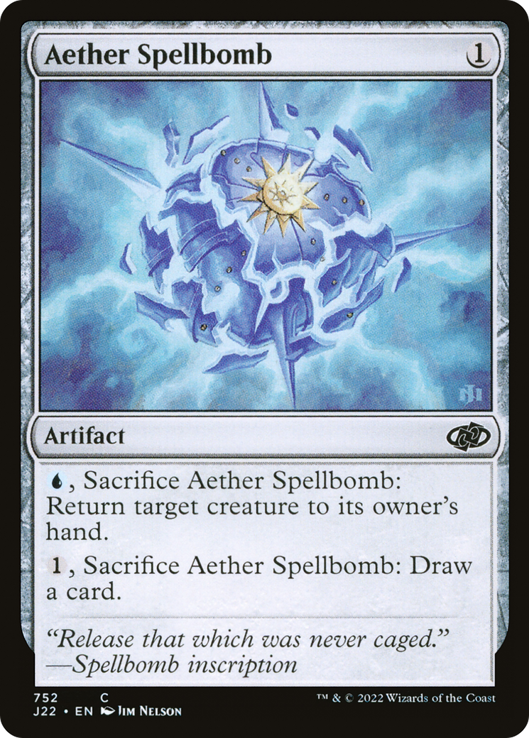 Aether Spellbomb (J22) 752 - WZRD TCG
