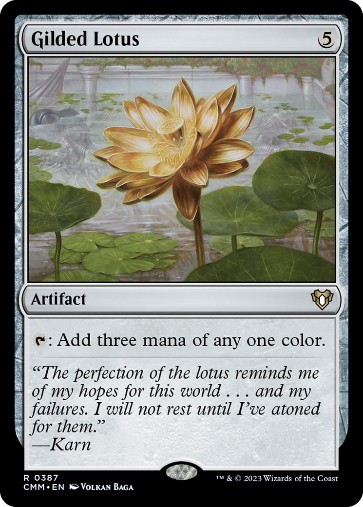 Gilded Lotus (CMM) 387 - WZRD TCG