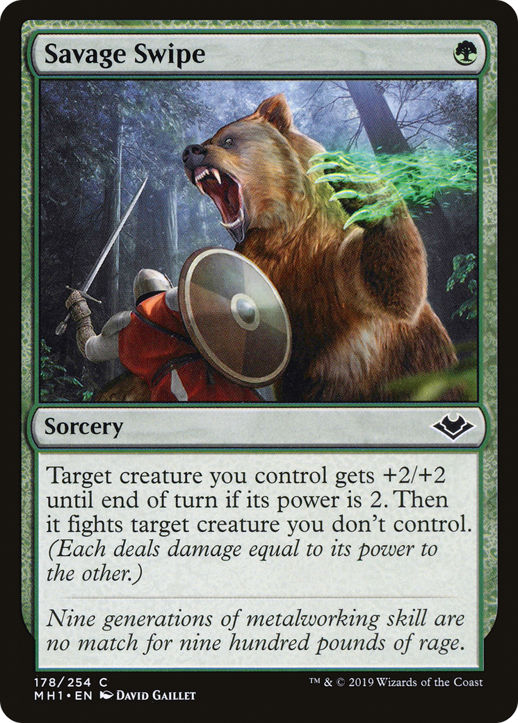Savage Swipe (MH1) 178 - WZRD TCG