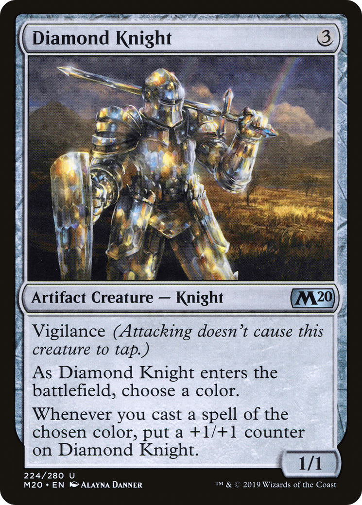 Diamond Knight (M20) 224 - WZRD TCG