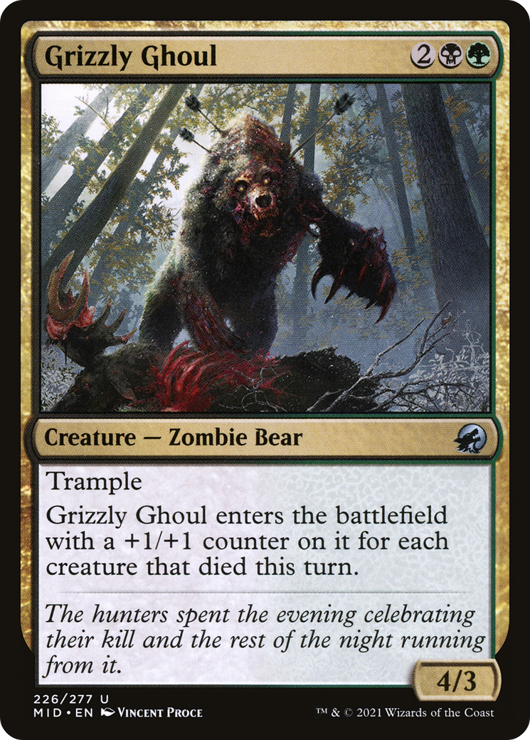 Grizzly Ghoul (MID) 226 - WZRD TCG