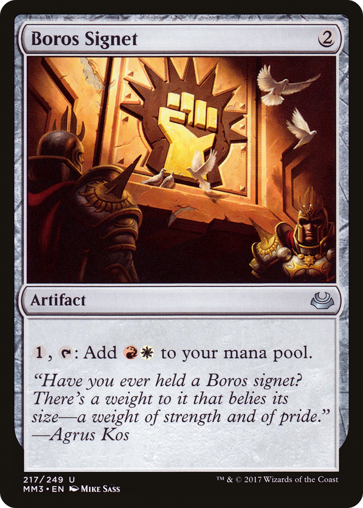 Boros Signet (MM3) 217 - WZRD TCG