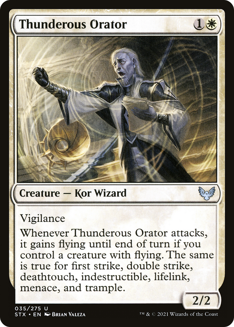 Thunderous Orator (STX) 35 - WZRD TCG
