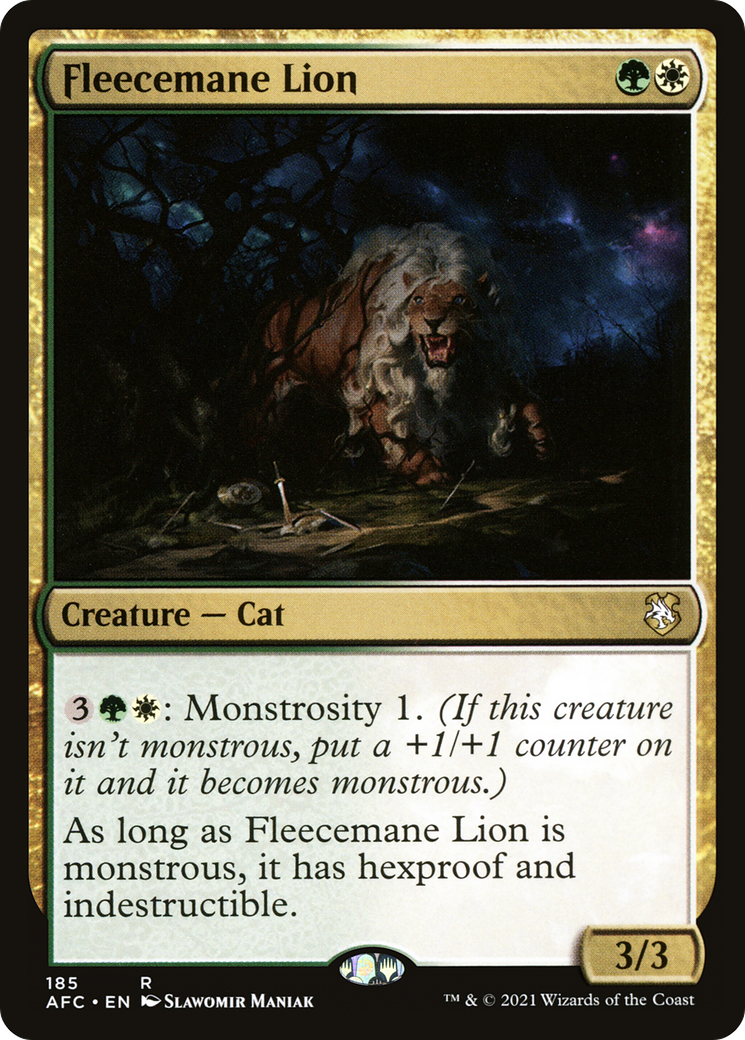 Fleecemane Lion (AFC) 185 - WZRD TCG