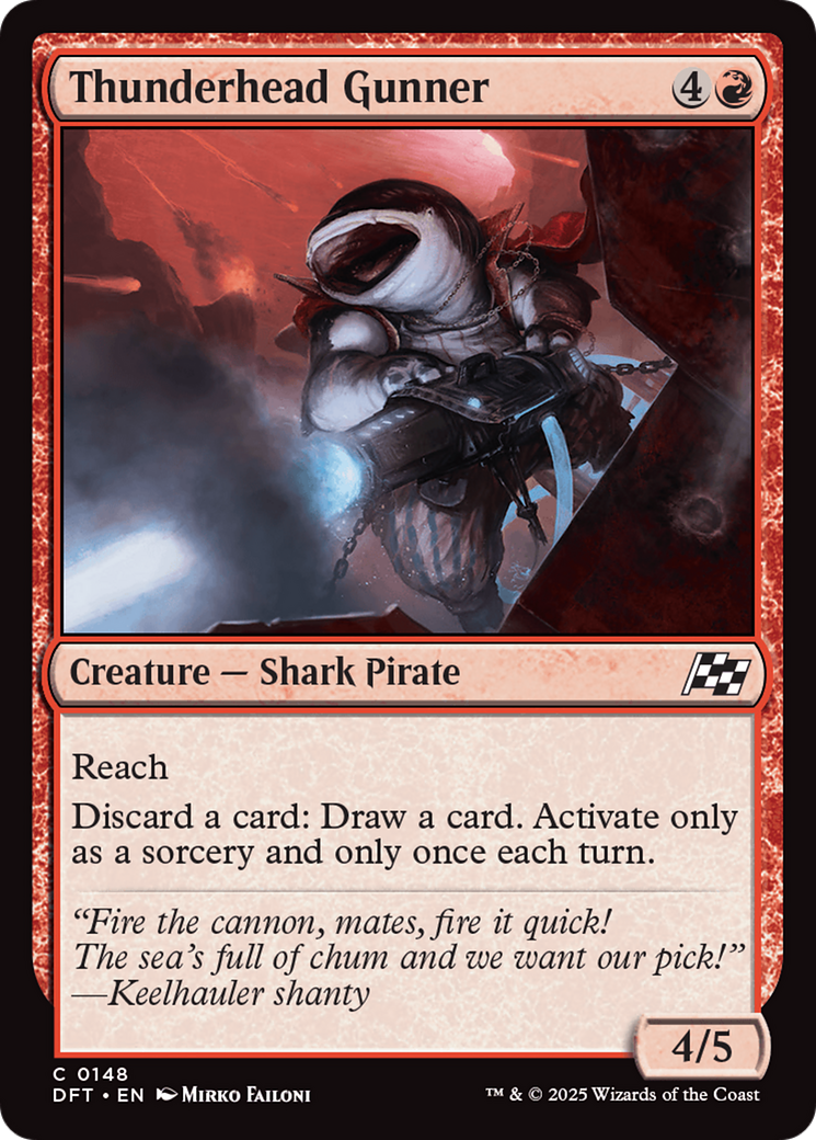 Thunderhead Gunner (DFT) 148 - WZRD TCG