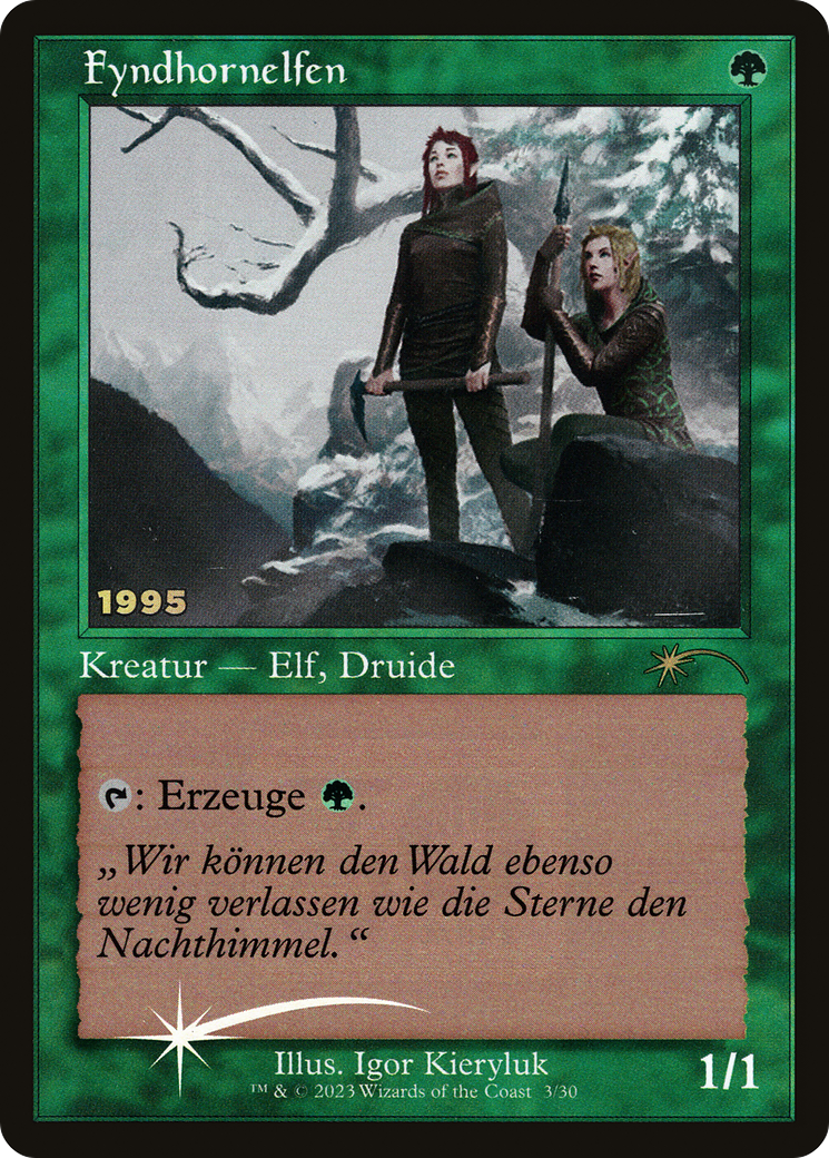 Fyndhorn Elves (P30A) 3 - WZRD TCG