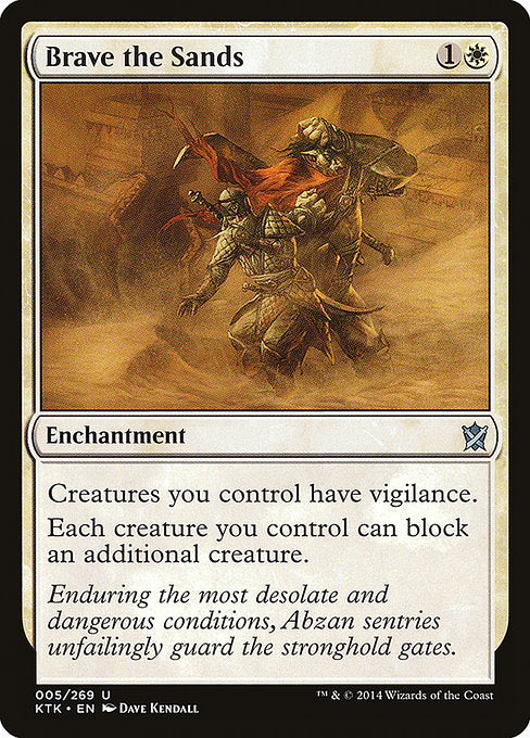 Brave the Sands front
