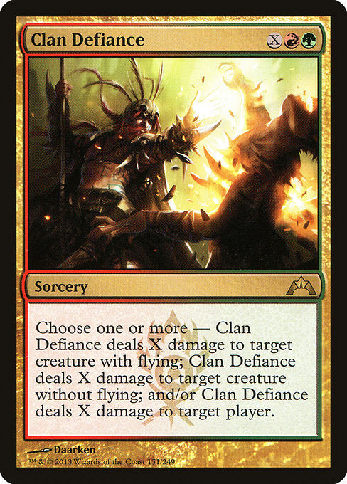 Clan Defiance front