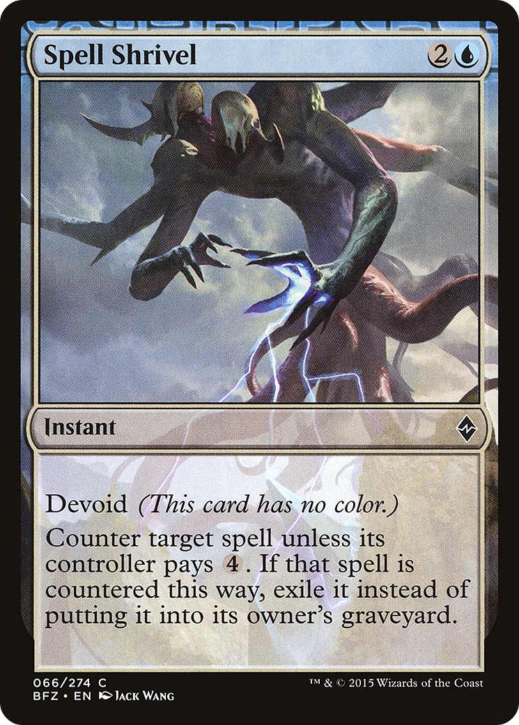 Spell Shrivel (BFZ) 66